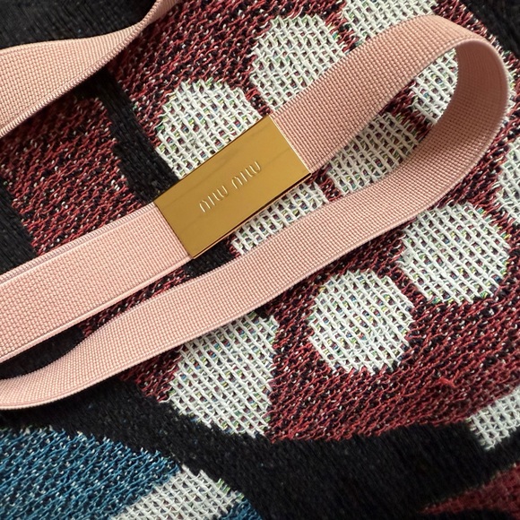 Miu Miu Elastic Belt - Picture 1 of 2